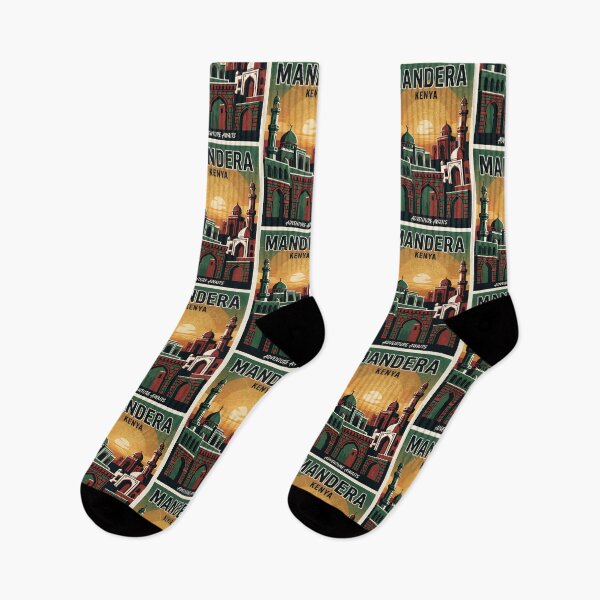 Item preview, Mandera Kenya Retro Vintage Travel Souvenir designed and sold by TravelersGems.