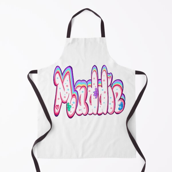 Item preview, Maddie popular girls first name in white with pastel. Personalized personalised customised name Maddie designed and sold by Artonmytee.