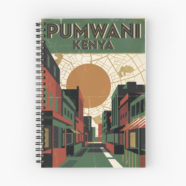 Item preview, Pumwani Kenya Retro Vintage Travel Souvenir designed and sold by TravelersGems.