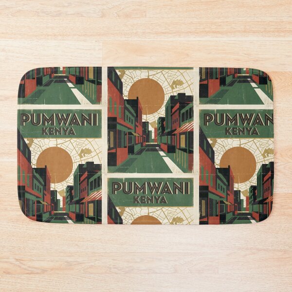 Item preview, Pumwani Kenya Retro Vintage Travel Souvenir designed and sold by TravelersGems.