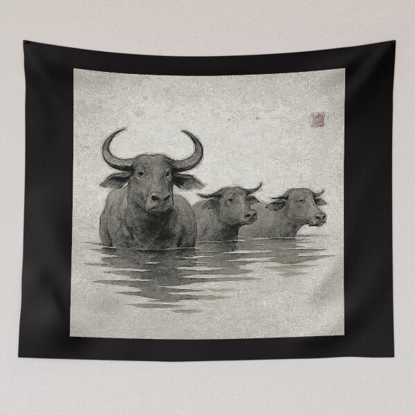Item preview, Water Buffalo Wildlife Image Collection #2 designed and sold by Helios Be. Lavsh.
