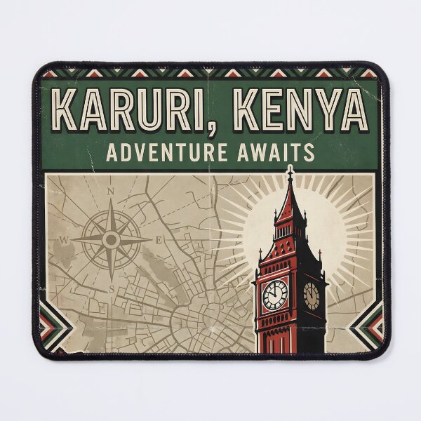 Item preview, Karuri Kenya Retro Vintage Travel Souvenir designed and sold by TravelersGems.