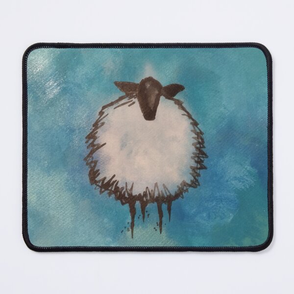 Item preview, Hand-painted white cloud sheep designed and sold by Melissa Sadie Wright.