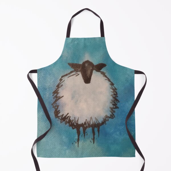 Item preview, Hand-painted white cloud sheep designed and sold by Melissa Sadie Wright.