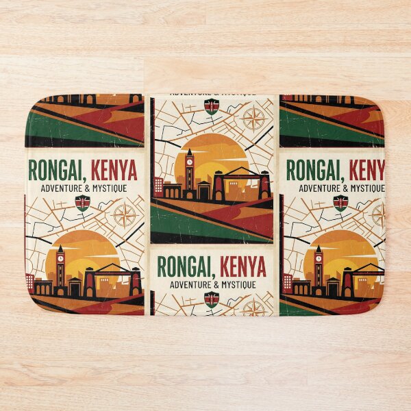 Item preview, Rongai Kenya Retro Vintage Travel Souvenir designed and sold by TravelersGems.