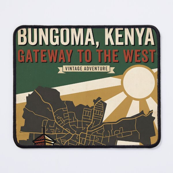 Item preview, Bungoma Kenya Retro Vintage Travel Souvenir designed and sold by TravelersGems.