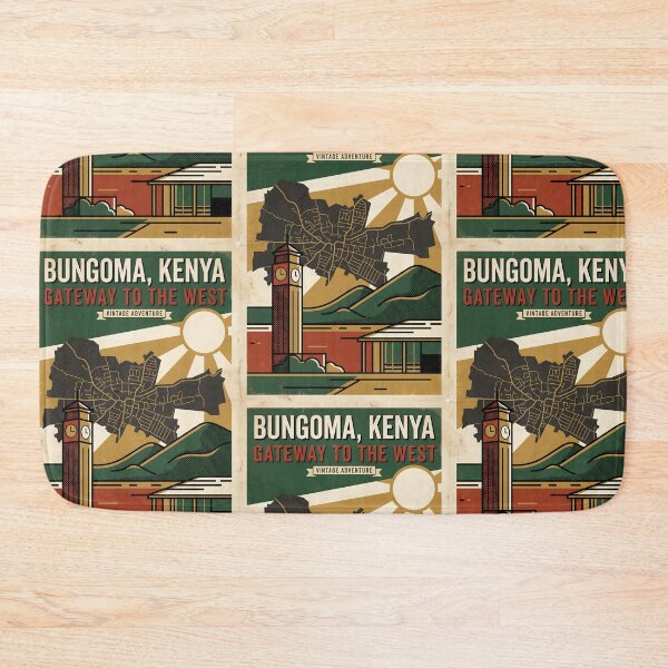Item preview, Bungoma Kenya Retro Vintage Travel Souvenir designed and sold by TravelersGems.