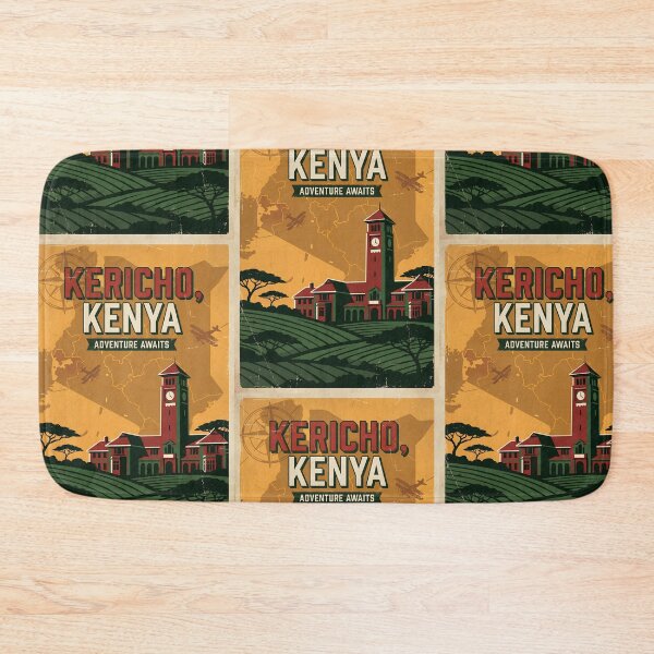 Item preview, Kericho Kenya Retro Vintage Travel Souvenir designed and sold by TravelersGems.