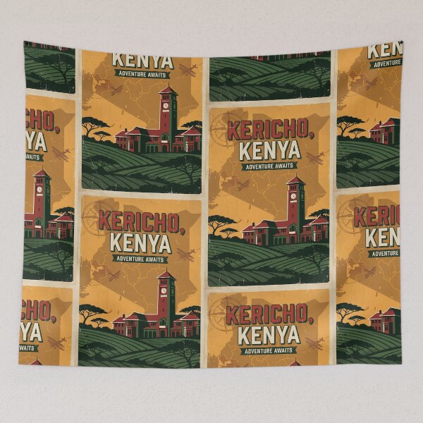 Item preview, Kericho Kenya Retro Vintage Travel Souvenir designed and sold by TravelersGems.