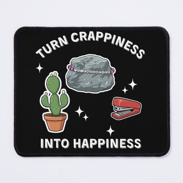 Item preview, Turn Crappiness Into Happiness Rock Cactus Stapler  designed and sold by BatShirtsCrazy.