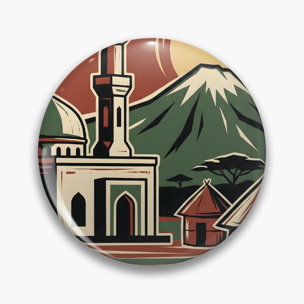 Item preview, Marsabit Kenya Retro Vintage Travel Souvenir designed and sold by TravelersGems.