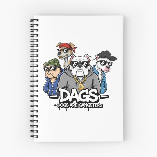 Item preview, DAGS Dogs Are Gangsters Funny Design  designed and sold by Mukesh Saxena.