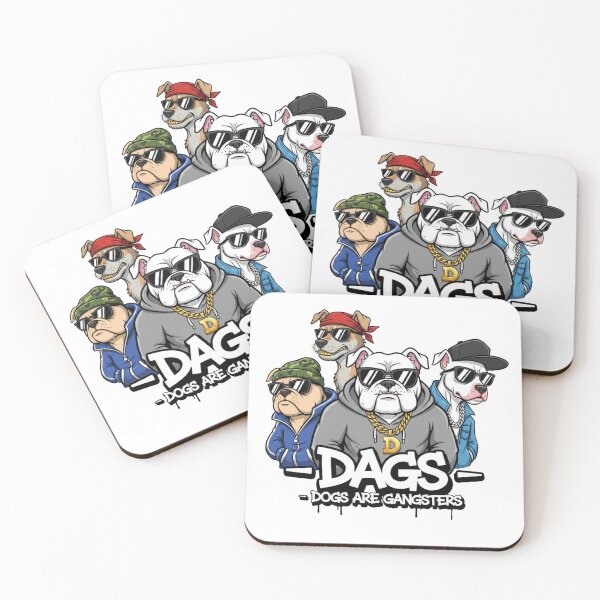 Item preview, DAGS Dogs Are Gangsters Funny Design  designed and sold by Mukesh Saxena.