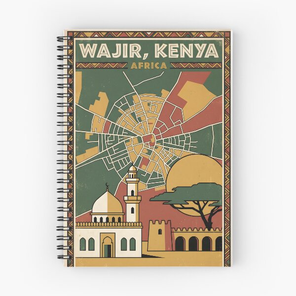 Item preview, Wajir Kenya Retro Vintage Travel Souvenir designed and sold by TravelersGems.