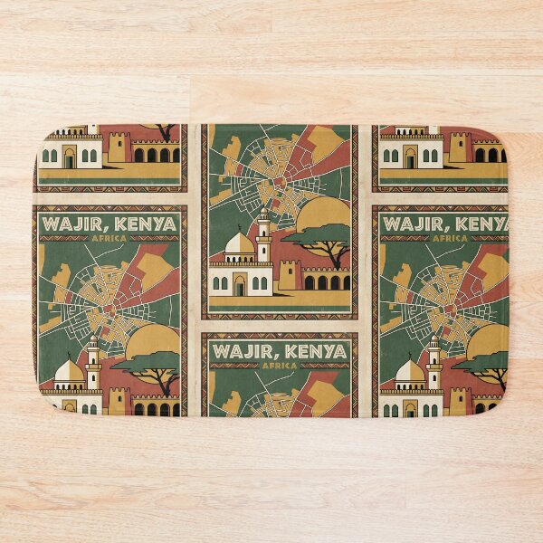 Item preview, Wajir Kenya Retro Vintage Travel Souvenir designed and sold by TravelersGems.