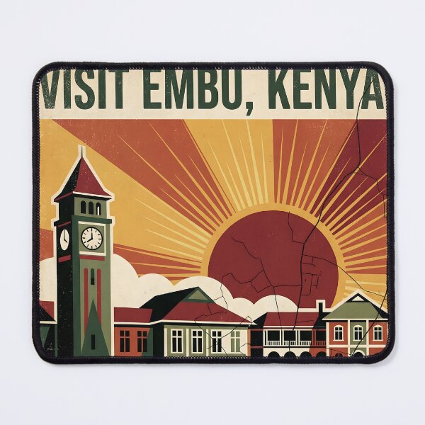 Item preview, Embu Kenya Retro Vintage Travel Souvenir designed and sold by TravelersGems.
