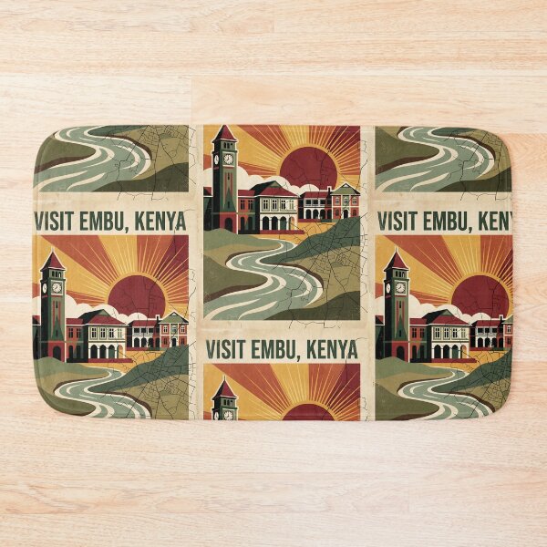 Item preview, Embu Kenya Retro Vintage Travel Souvenir designed and sold by TravelersGems.