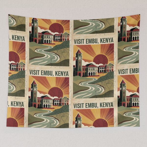 Item preview, Embu Kenya Retro Vintage Travel Souvenir designed and sold by TravelersGems.