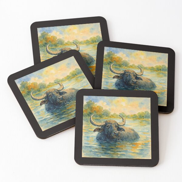 Item preview, Water Buffalo Wildlife Image Collection #4 designed and sold by Helios Be. Lavsh.