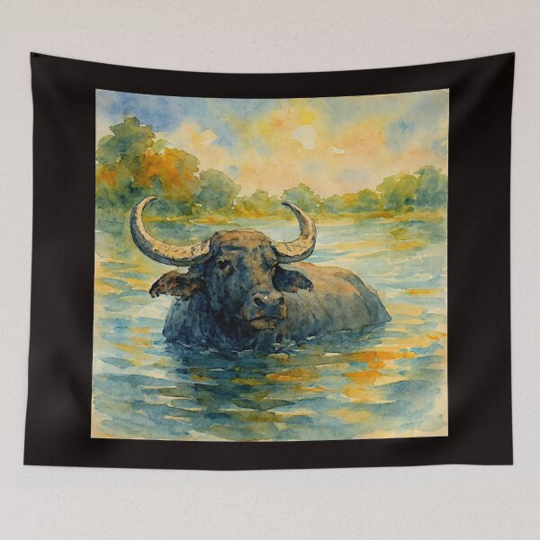 Item preview, Water Buffalo Wildlife Image Collection #4 designed and sold by Helios Be. Lavsh.