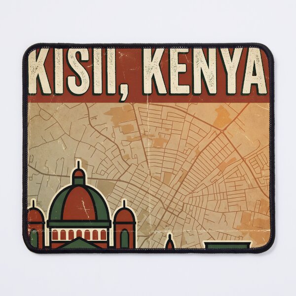 Item preview, Kisii Kenya Retro Vintage Travel Souvenir designed and sold by TravelersGems.