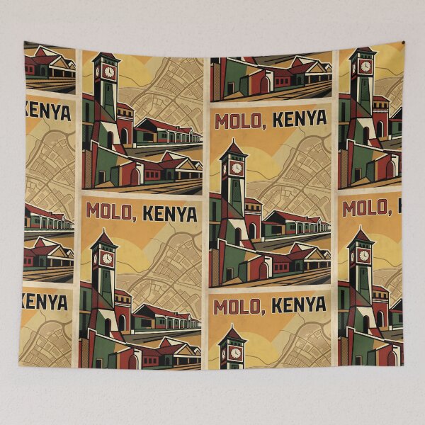 Item preview, Molo Kenya Retro Vintage Travel Souvenir designed and sold by TravelersGems.