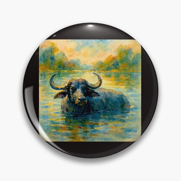 Item preview, Water Buffalo Wildlife Image Collection #5 designed and sold by Helios Be. Lavsh.