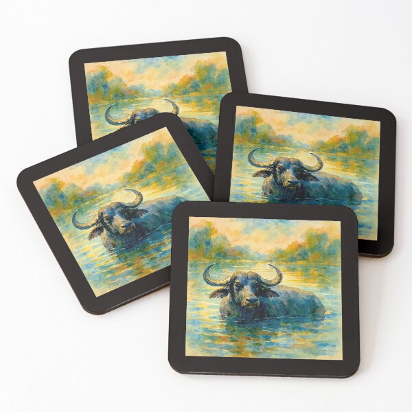 Item preview, Water Buffalo Wildlife Image Collection #5 designed and sold by Helios Be. Lavsh.