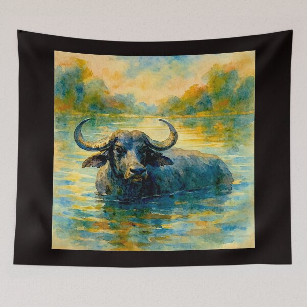 Item preview, Water Buffalo Wildlife Image Collection #5 designed and sold by Helios Be. Lavsh.