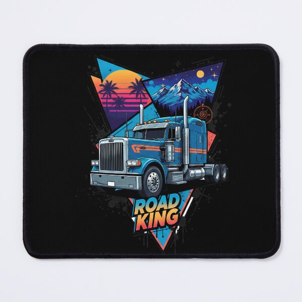 Item preview, Road King - Retro Mountain Trucker Aesthetic designed and sold by BounoWorld.