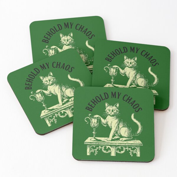 Item preview, Cat Pushing Cup Over designed and sold by SignumShop.
