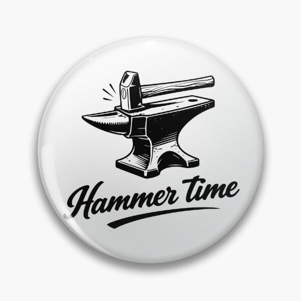 Item preview, Hammer Time – Blacksmith Anvil & Hammer Trade Pride Design designed and sold by TraversArtist.