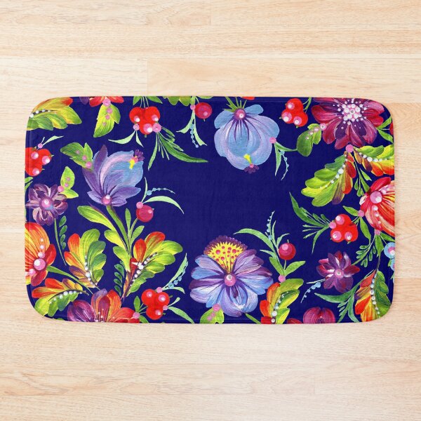 Item preview, Ukrainian art, Petrykivka, Ukrainian flowers, colorful flowers, floral print for printing designed and sold by Sunflower-7.