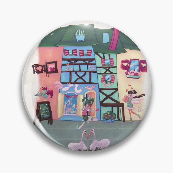 Item preview, Romantic Fairytale City Illustration - Whimsical European Town Art, Colmar Inspired designed and sold by PaulaP-C.