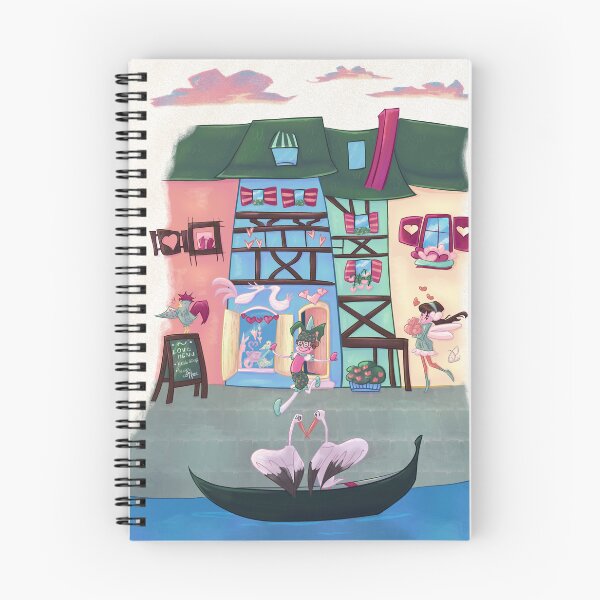 Item preview, Romantic Fairytale City Illustration - Whimsical European Town Art, Colmar Inspired designed and sold by PaulaP-C.
