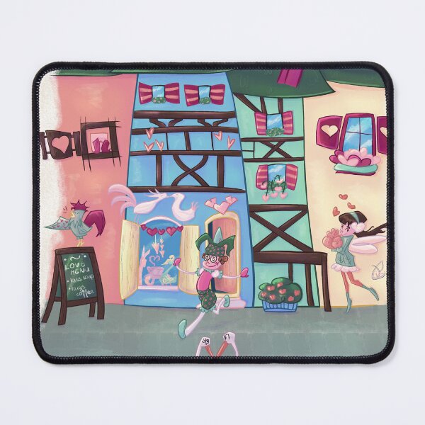Item preview, Romantic Fairytale City Illustration - Whimsical European Town Art, Colmar Inspired designed and sold by PaulaP-C.