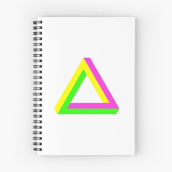 Item preview, Neon Colors Impossible Penrose Triangle designed and sold by Jeallan Designs.