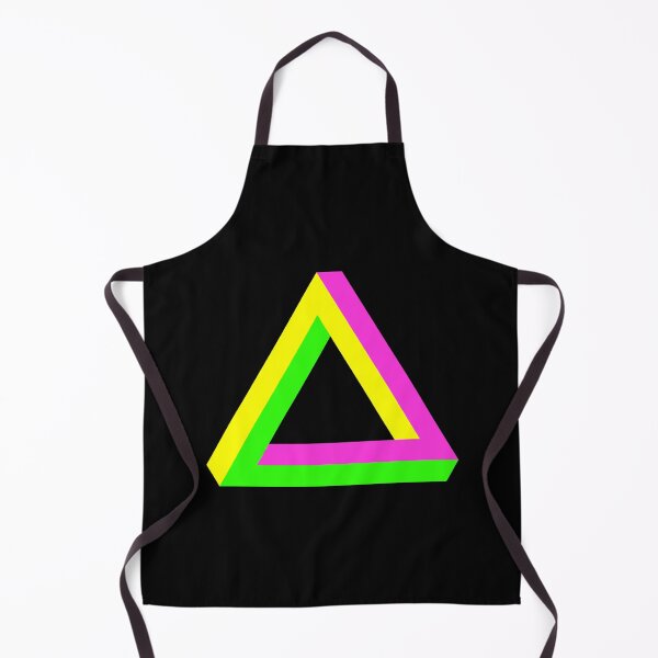 Item preview, Neon Colors Impossible Penrose Triangle designed and sold by Jeallan Designs.
