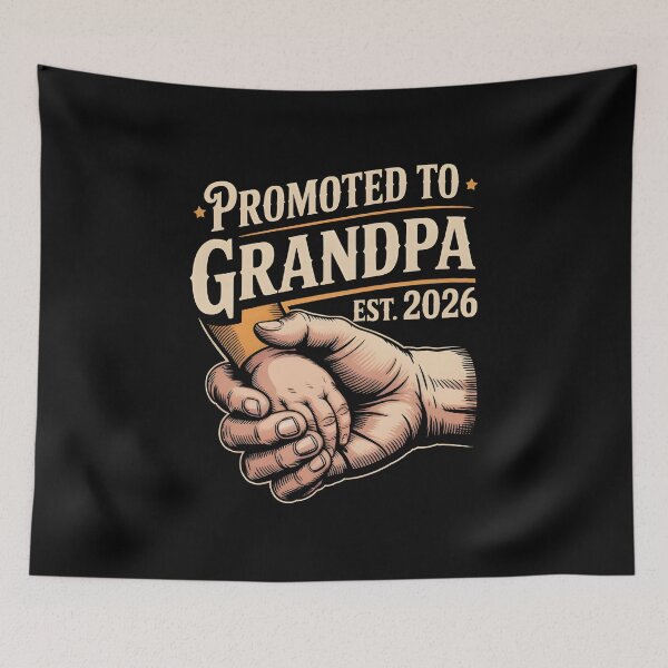 Item preview, Copy of Promoted to Grandpa Est. 2026 Baby Announcement Grandpa designed and sold by MizoX7.