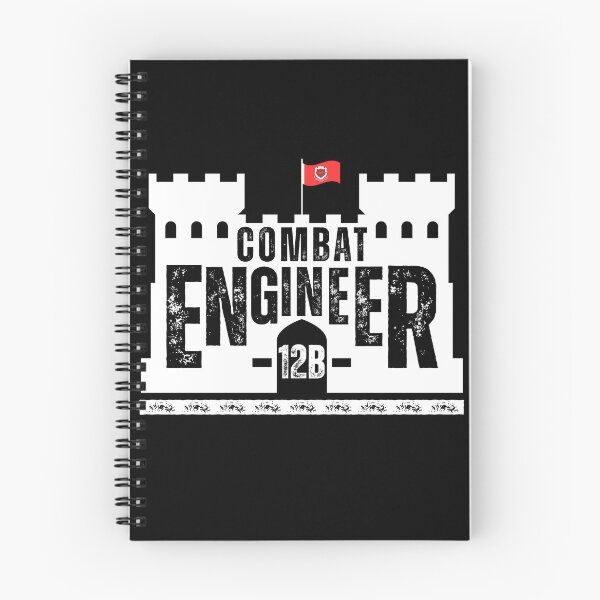 Item preview, Combat Engineer 12B Castle Emblem – U.S. Army Engineer Corps Military MOS Design designed and sold by GFamilyC.