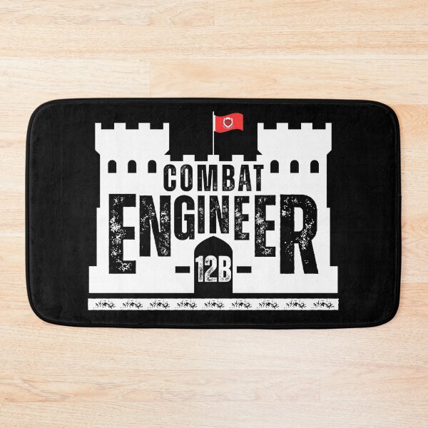 Item preview, Combat Engineer 12B Castle Emblem – U.S. Army Engineer Corps Military MOS Design designed and sold by GFamilyC.