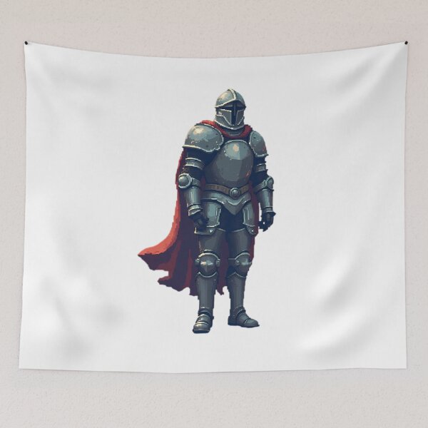 Item preview, formidable knight armor red cape spirit valor designed and sold by ART ATTACK ZONE.