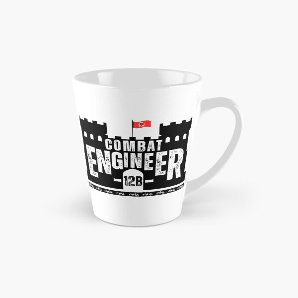 Item preview, Combat Engineer 12B Black Castle Emblem – U.S. Army Engineer Corps Military MOS Design designed and sold by GFamilyC.