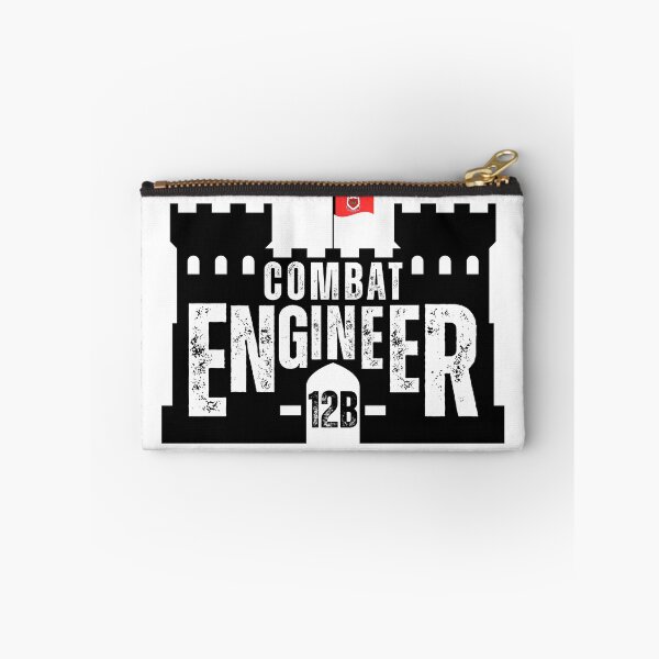 Item preview, Combat Engineer 12B Black Castle Emblem – U.S. Army Engineer Corps Military MOS Design designed and sold by GFamilyC.