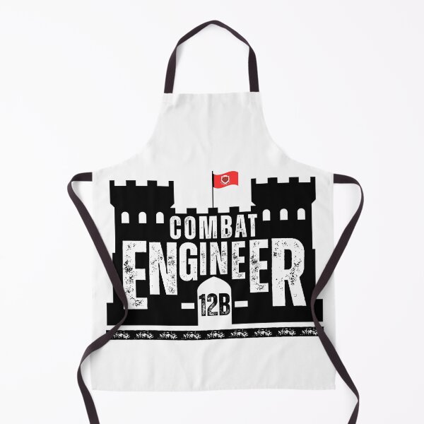 Item preview, Combat Engineer 12B Black Castle Emblem – U.S. Army Engineer Corps Military MOS Design designed and sold by GFamilyC.