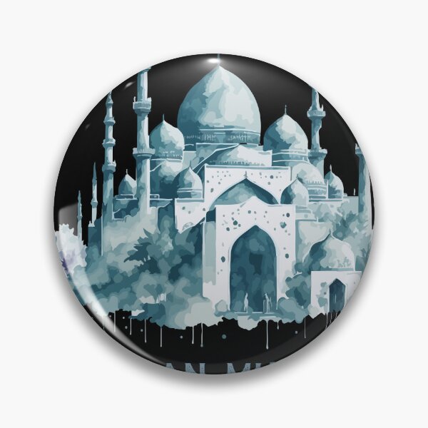 Item preview, Ramadan Mubarak Islamic Calligraphy Muslim Holy Month Design designed and sold by PixelWaveBD.