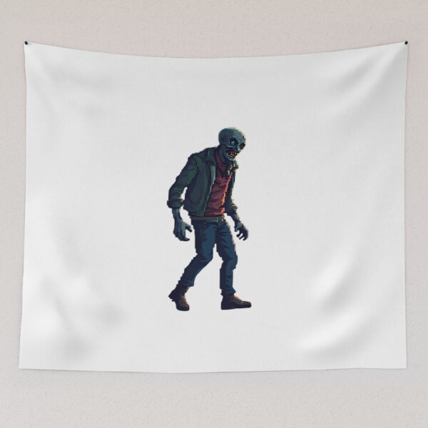 Item preview, zombie street vibe haunting features horror creepy undead designed and sold by ART ATTACK ZONE.