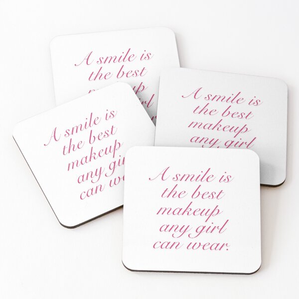 Item preview, A smile is the best makeup designed and sold by BlissThreads.