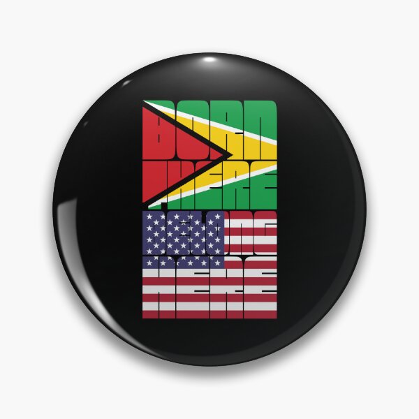 Item preview, Born Guyana Belong American designed and sold by FlagX.