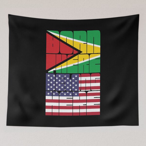 Item preview, Born Guyana Belong American designed and sold by FlagX.